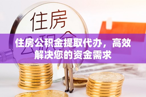 河间住房公积金提取代办，高效解决您的资金需求