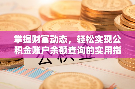 河间掌握财富动态，轻松实现公积金账户余额查询的实用指南