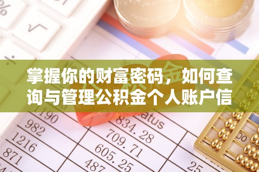 河间掌握你的财富密码，如何查询与管理公积金个人账户信息