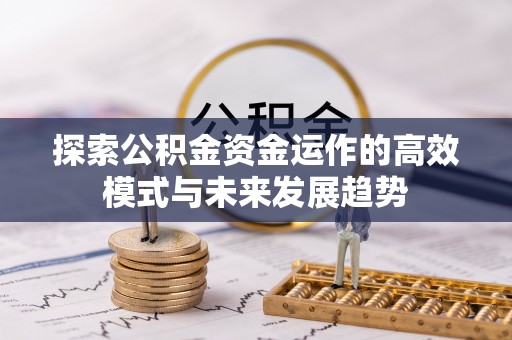 河间探索公积金资金运作的高效模式与未来发展趋势